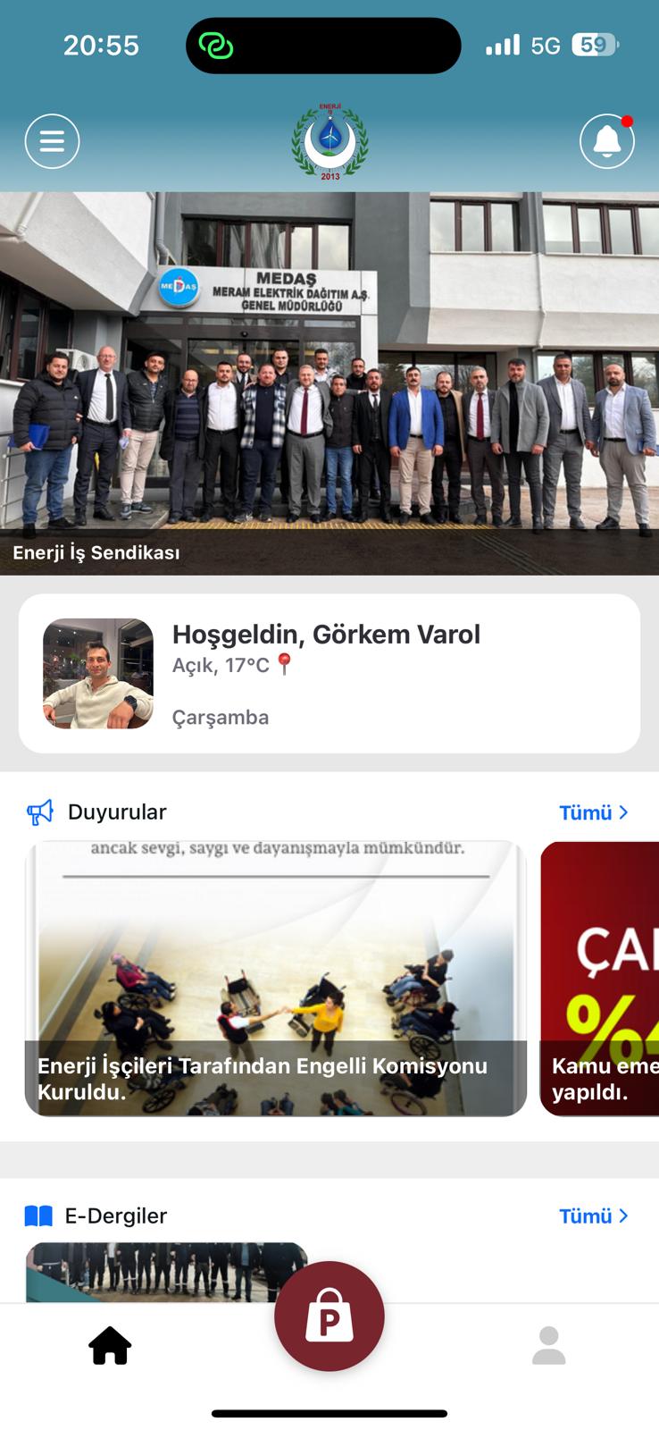 Enerji Sendika Mobil App